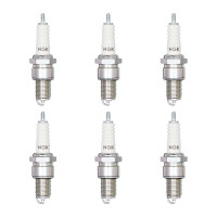 6 Spark Plugs with flat seat NGK Quick suitable for e.g....