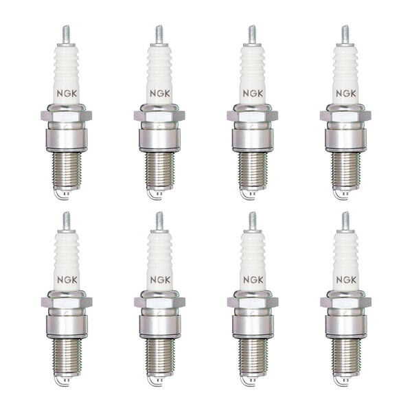 8 Zündkerzen mit Flachdichtsitz NGK Quick passend für u.a. RENAULT 21