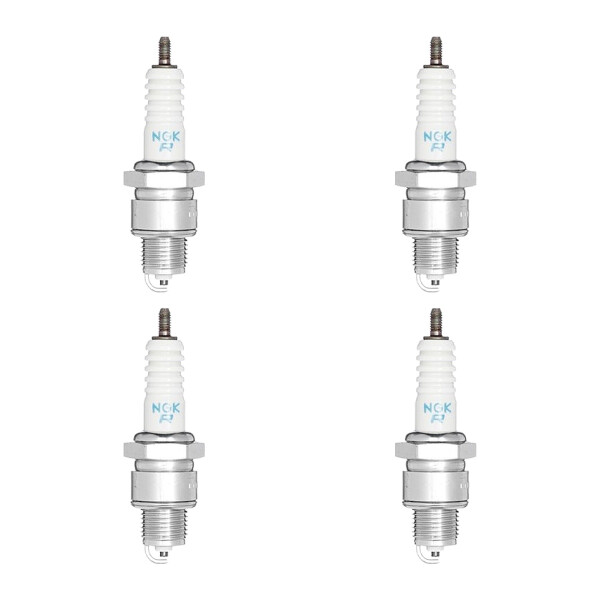 4 Spark Plugs with flat seat NGK Quick IAM-Expertise for FIAT 500 and others