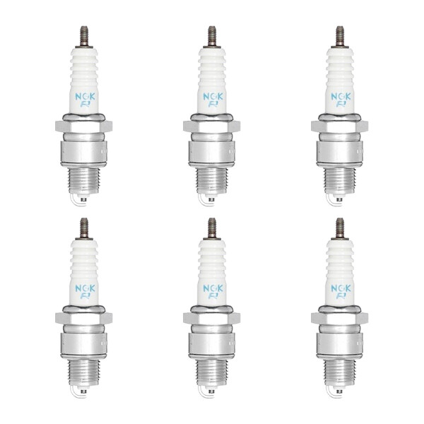6 Spark Plugs with flat seat NGK Quick IAM-Expertise for FIAT 500 and others