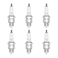 6 Spark Plugs with flat seat NGK Quick IAM-Expertise for...