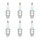 6 Spark Plugs with flat seat NGK Quick IAM-Expertise for FIAT 500 and others
