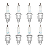 8 Zündkerzen mit Flachdichtsitz NGK Quick...