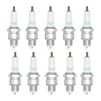 10 Zündkerzen mit Flachdichtsitz NGK Quick...