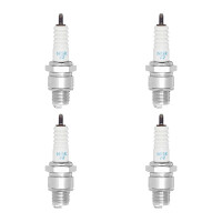 4 Zündkerzen mit Flachdichtsitz NGK Quick...