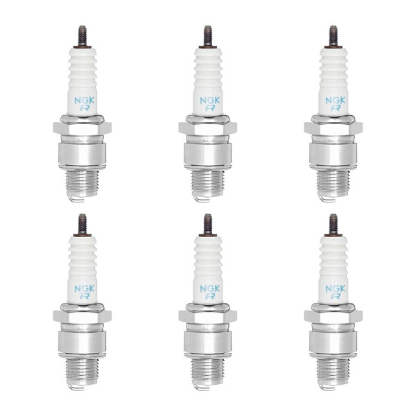 6 Spark Plugs with flat seal seat NGK Quick for YAMAHA and others