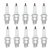 10 Zündkerzen mit Flachdichtsitz NGK Quick...