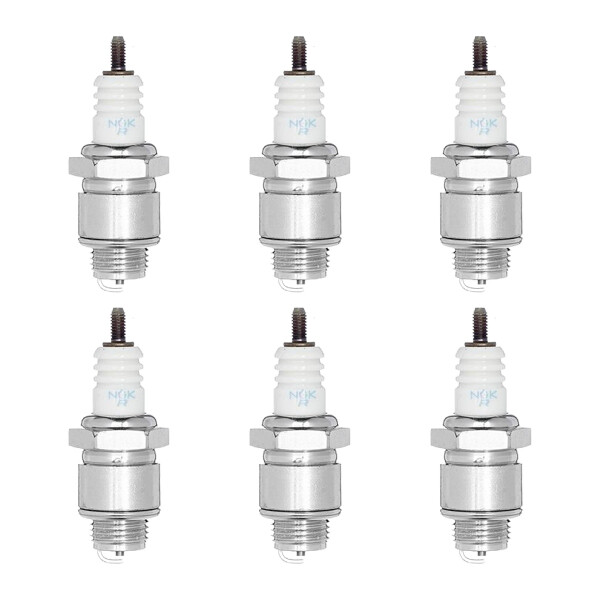 6 Spark Plugs with flat seal seat NGK Quick for AGRIA and others