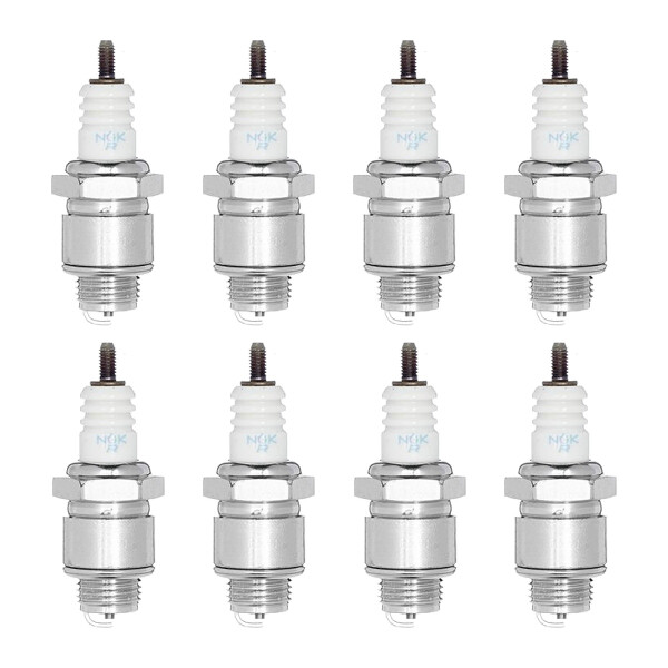 8 Spark Plugs with flat seal seat NGK Quick for AGRIA and others