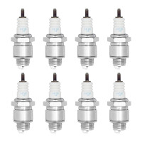 8 Spark Plugs with flat seal seat NGK Quick for AGRIA and...