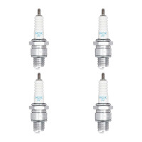 4 Zündkerzen mit Flachdichtsitz NGK Quick...