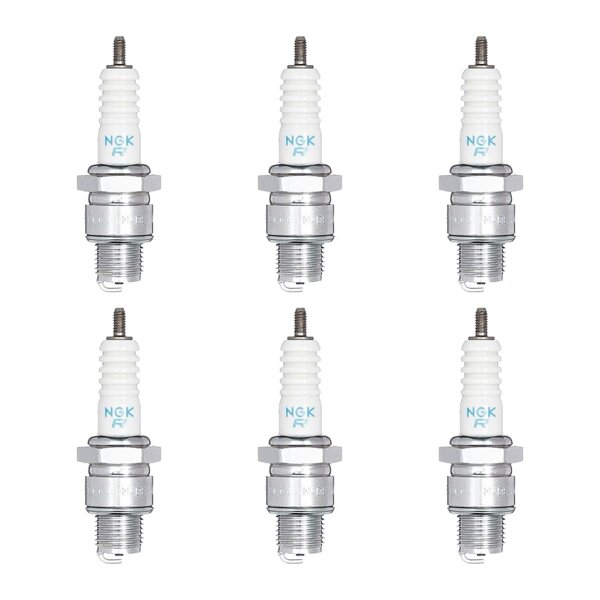 6 Spark Plugs with flat seal seat NGK Quick for YAMAHA and others
