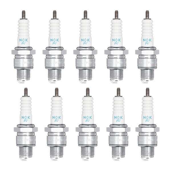 10 Spark Plugs with flat seal seat NGK Quick for YAMAHA and others