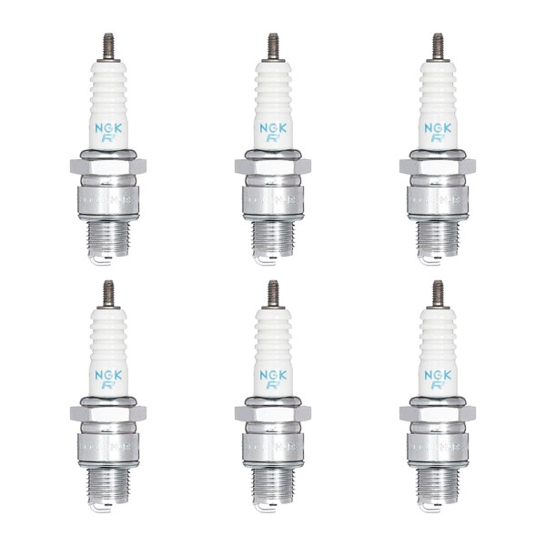 6 Spark Plugs with flat seal seat NGK Quick for YAMAHA and others