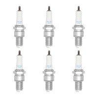 6 Spark Plugs with flat seat NGK Quick IAM-Expertise for...