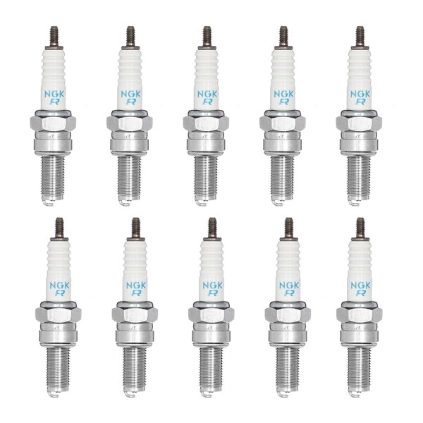 10 Spark Plugs with flat seal seat NGK Quick for YAMAHA and others