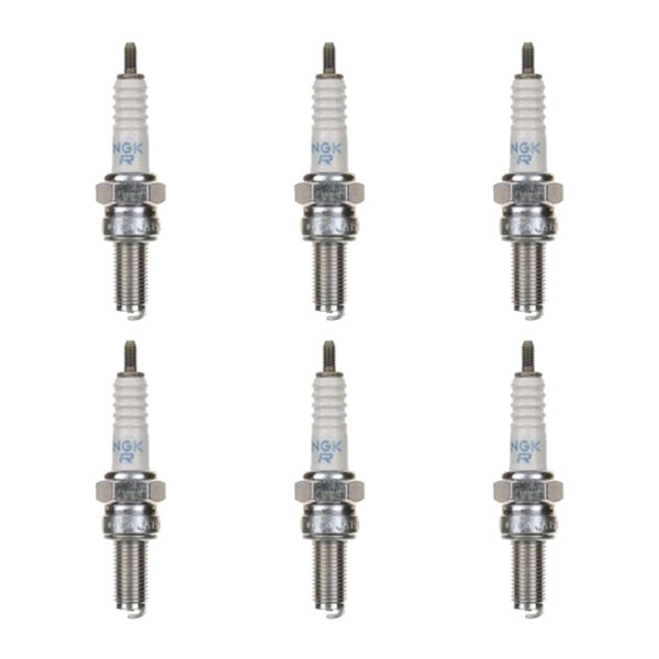 6 Spark Plugs with flat seal seat NGK Quick for YAMAHA and others