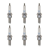 6 Zündkerzen mit Flachdichtsitz NGK Quick...
