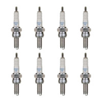 8 Spark Plugs with flat seal seat NGK Quick for YAMAHA...
