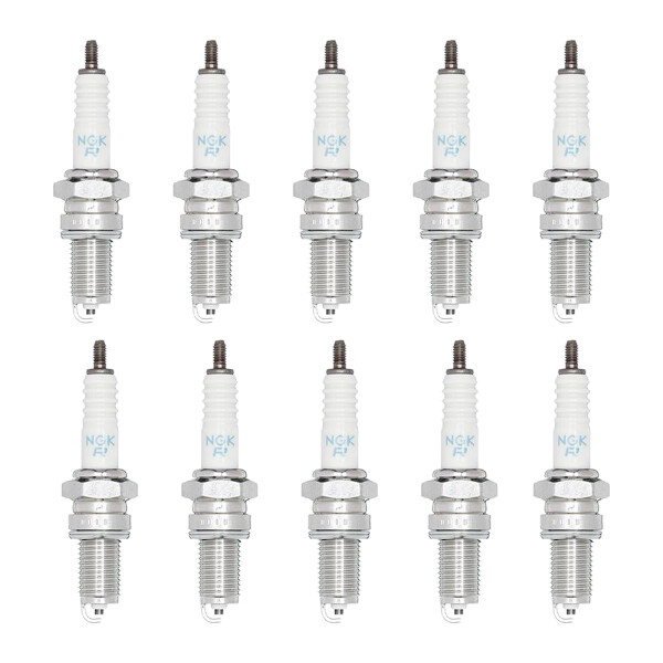 10 Spark Plugs with flat seal seat NGK Quick for HONDA and others
