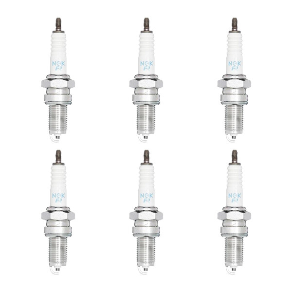 6 Spark Plugs with flat seal seat NGK Quick for YAMAHA and others