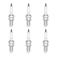 6 Spark Plugs with flat seal seat NGK Quick for YAMAHA...