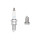 6 Spark Plugs with flat seal seat NGK Quick for YAMAHA and others