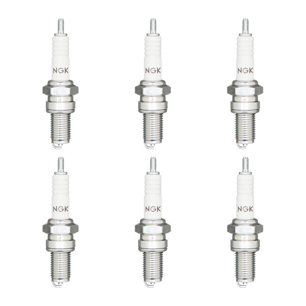 6 Spark Plugs with flat seal seat NGK Quick for YAMAHA and others