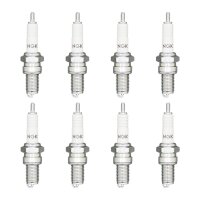 8 Zündkerzen mit Flachdichtsitz NGK Quick...