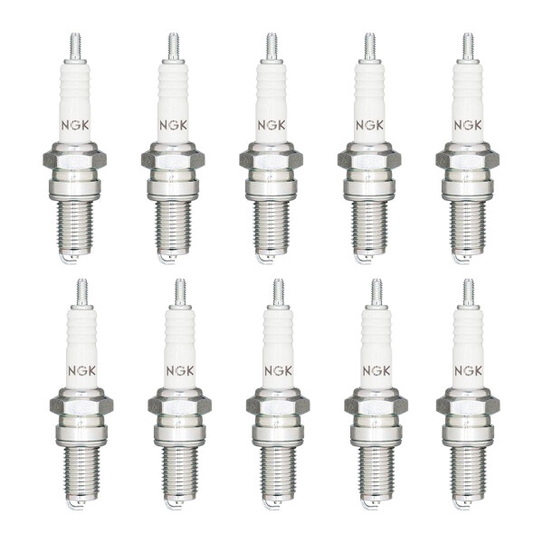 10 Spark Plugs with flat seal seat NGK Quick for YAMAHA and others