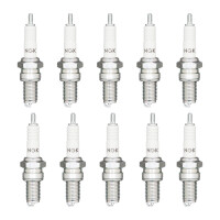 10 Zündkerzen mit Flachdichtsitz NGK Quick...