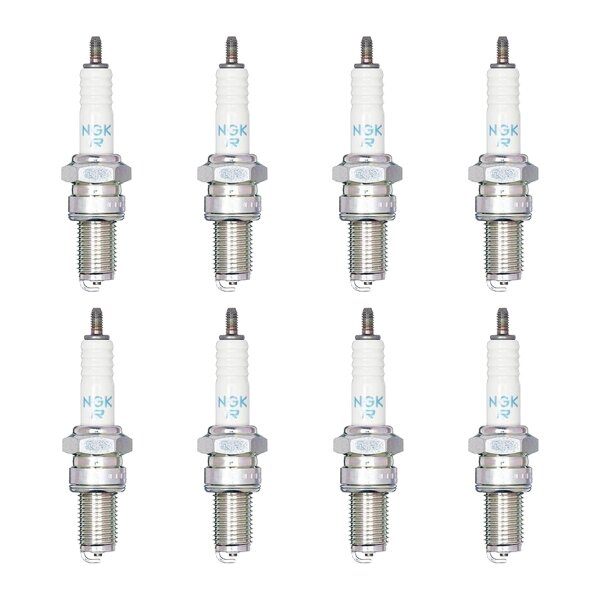 8 Zündkerzen mit Flachdichtsitz NGK Quick...
