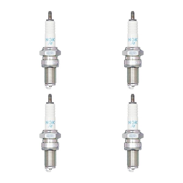 4 Zündkerzen mit Flachdichtsitz NGK Quick...