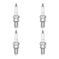 4 Spark Plugs with flat seal seat NGK Quick for YAMAHA and others