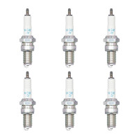 6 Spark Plugs with flat seal seat NGK Quick for YAMAHA and others