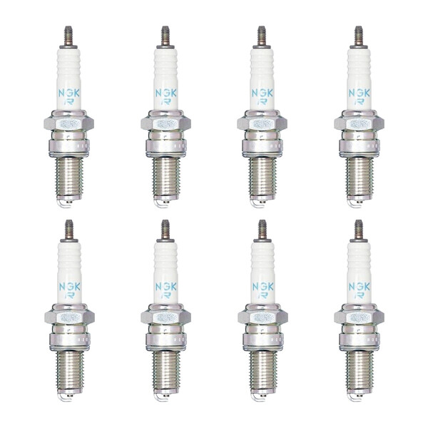 8 Zündkerzen mit Flachdichtsitz NGK Quick...
