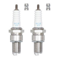 2 Spark Plugs with flat seal seat NGK Quick for SUZUKI...