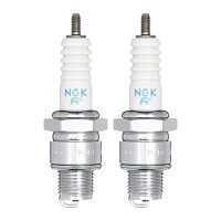 2 Spark Plugs with flat seal seat NGK Quick for YAMAHA...