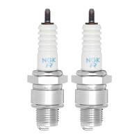 2 Spark Plugs with flat seal seat NGK Quick for YAMAHA...