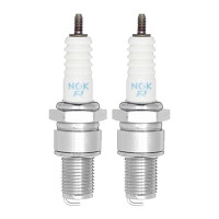 2 Zündkerzen mit Flachdichtsitz NGK Quick...