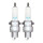 2 Spark Plugs with flat seal seat NGK Quick for HONDA and others