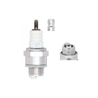 2 Zündkerzen mit Flachdichtsitz NGK...