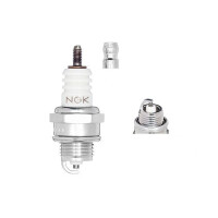 2 Spark Plugs with flat seal seat NGK suitable for...