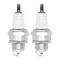 2 Zündkerzen mit Flachdichtsitz NGK...