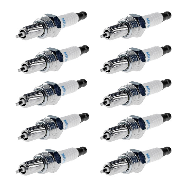 10 Spark Plugs fixed SAE connection NGK suitable for various vehicles
