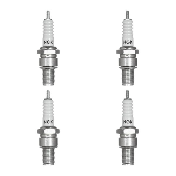 4 Zündkerzen mit Flachdichtsitz NGK...