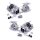 Bremssättel-Set vorne links/rechts Faustsattel Ø 54 mm HELLA für u.a. VW POLO