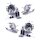 Bremssättel-Set vorne links/rechts Faustsattel Ø 57 mm HELLA für u.a. BMW X3