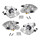 Bremssättel-Set hinten links/rechts Ø 38 mm HELLA für u.a. FORD FOCUS