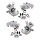 Bremssättel-Set hinten links/rechts Ø 34 mm HELLA für u.a. SUZUKI SX4